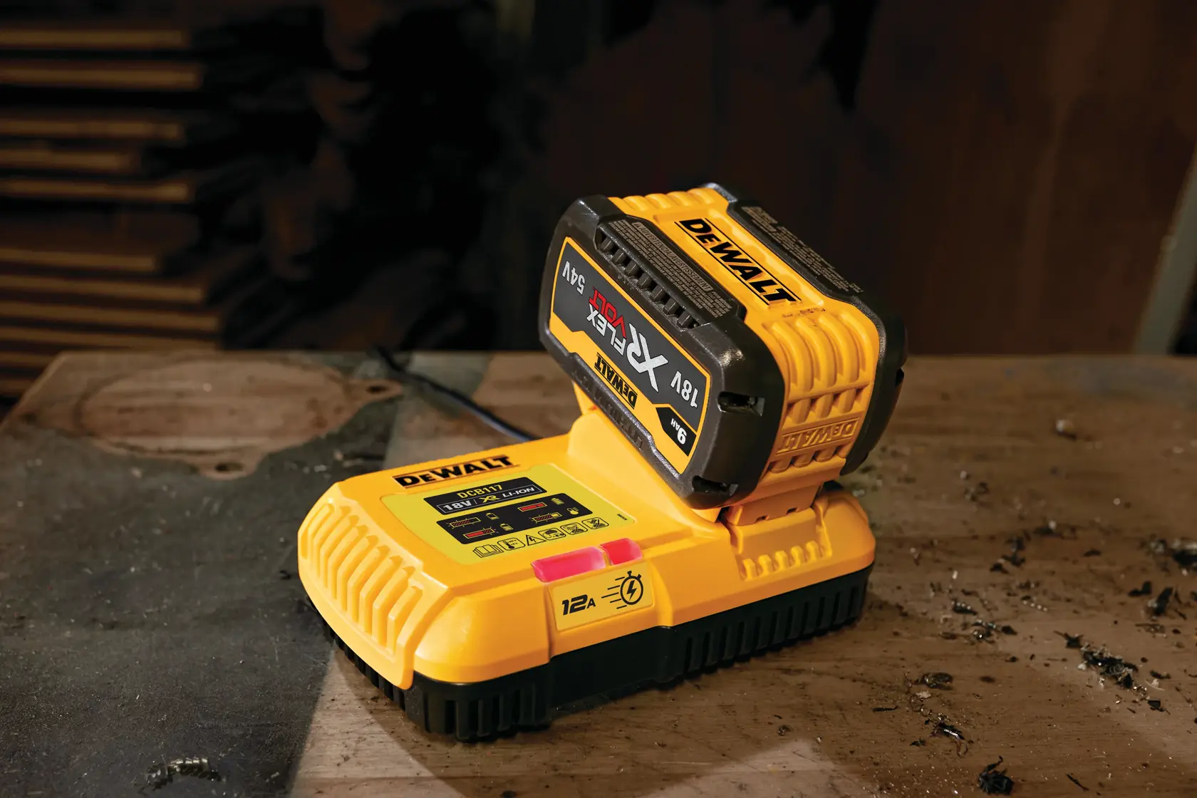 18V/54V XR FLEXVOLT multivoltage snellader