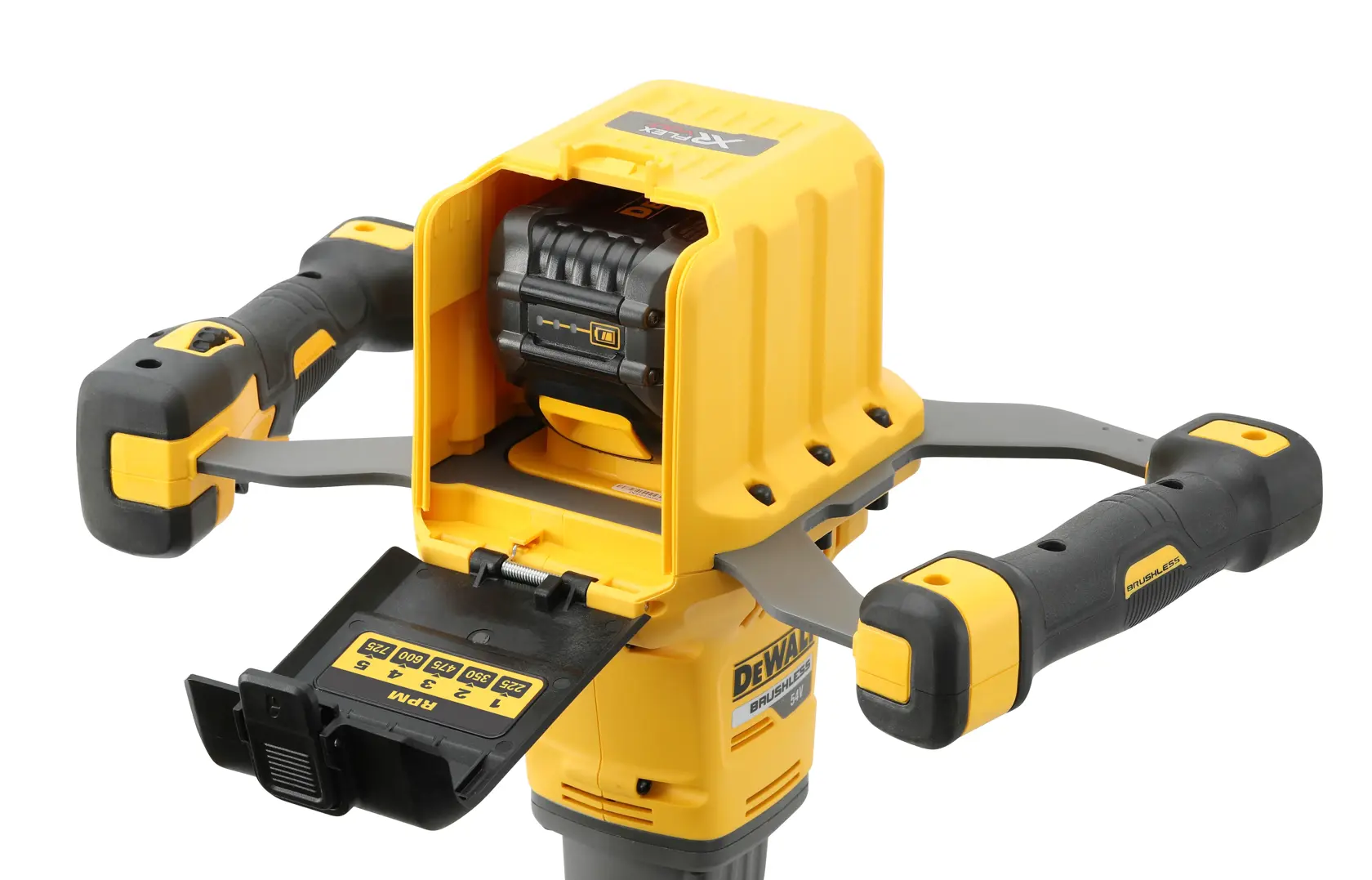 54V XR Flexvolt Mélangeur - 2x batterie 9,0Ah et chargeur rapide