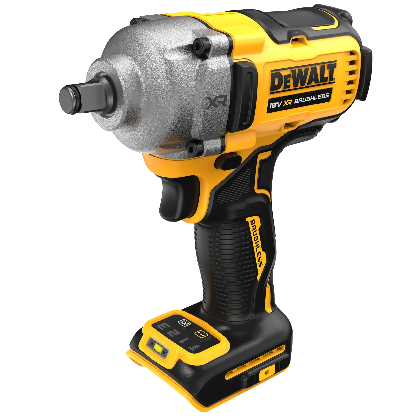 DEWALT DCF891NT 18V XR Akku-Schlagschrauber, gelb-schwarz, bürstenlos, nur Werkzeug.