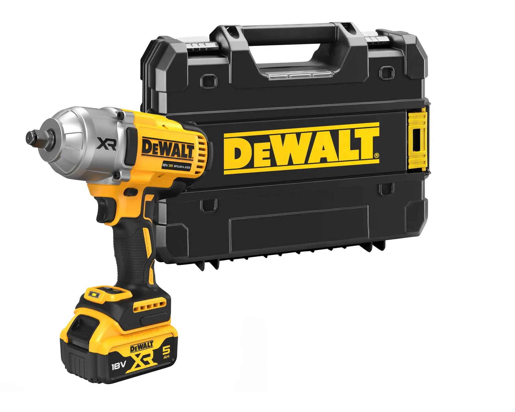 DEWALT impact wrench, DCF900NT-XJ and DCF900NT SKUs, photography product category.