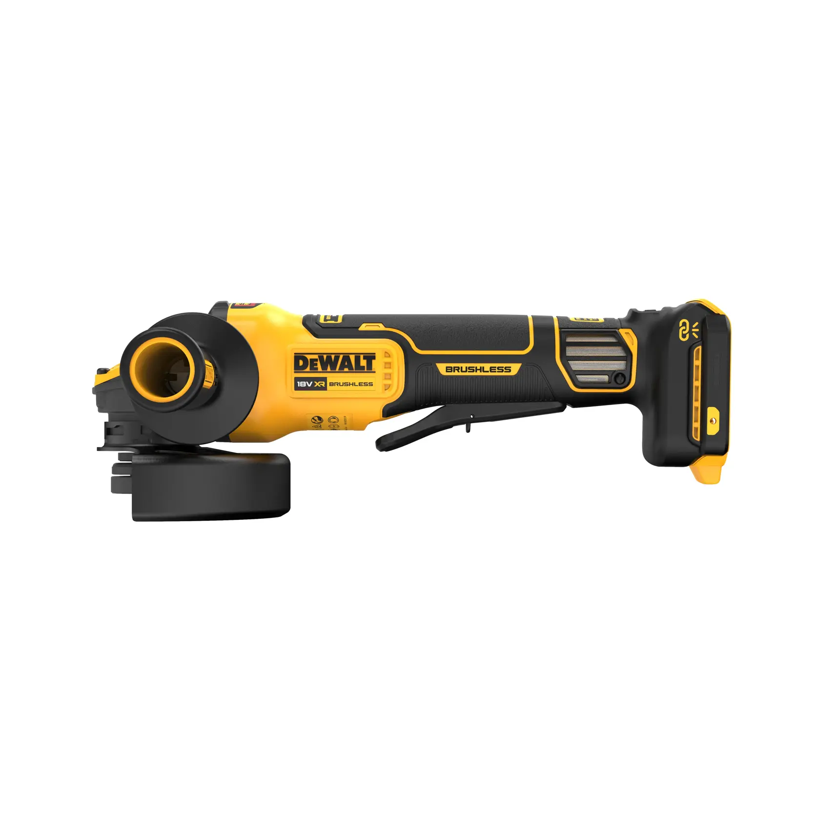 18V XR 125mm haakse slijper met variabele snelheid