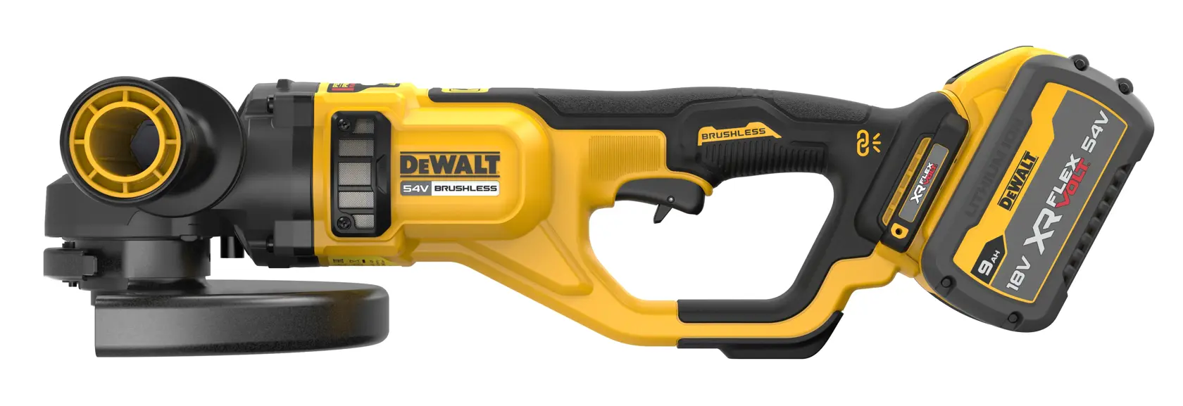 Meuleuse d'angle 54 V XR Flexvolt 230 mm - 2 x FLEXVOLT 9 Ah
