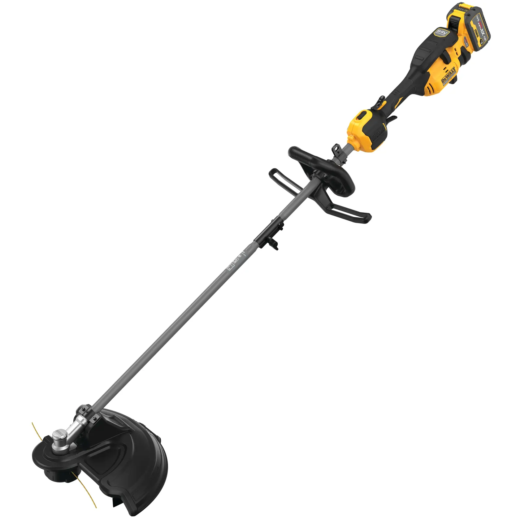 54V XR FLEXVOLT Split boom met grastrimmer opzetstuk