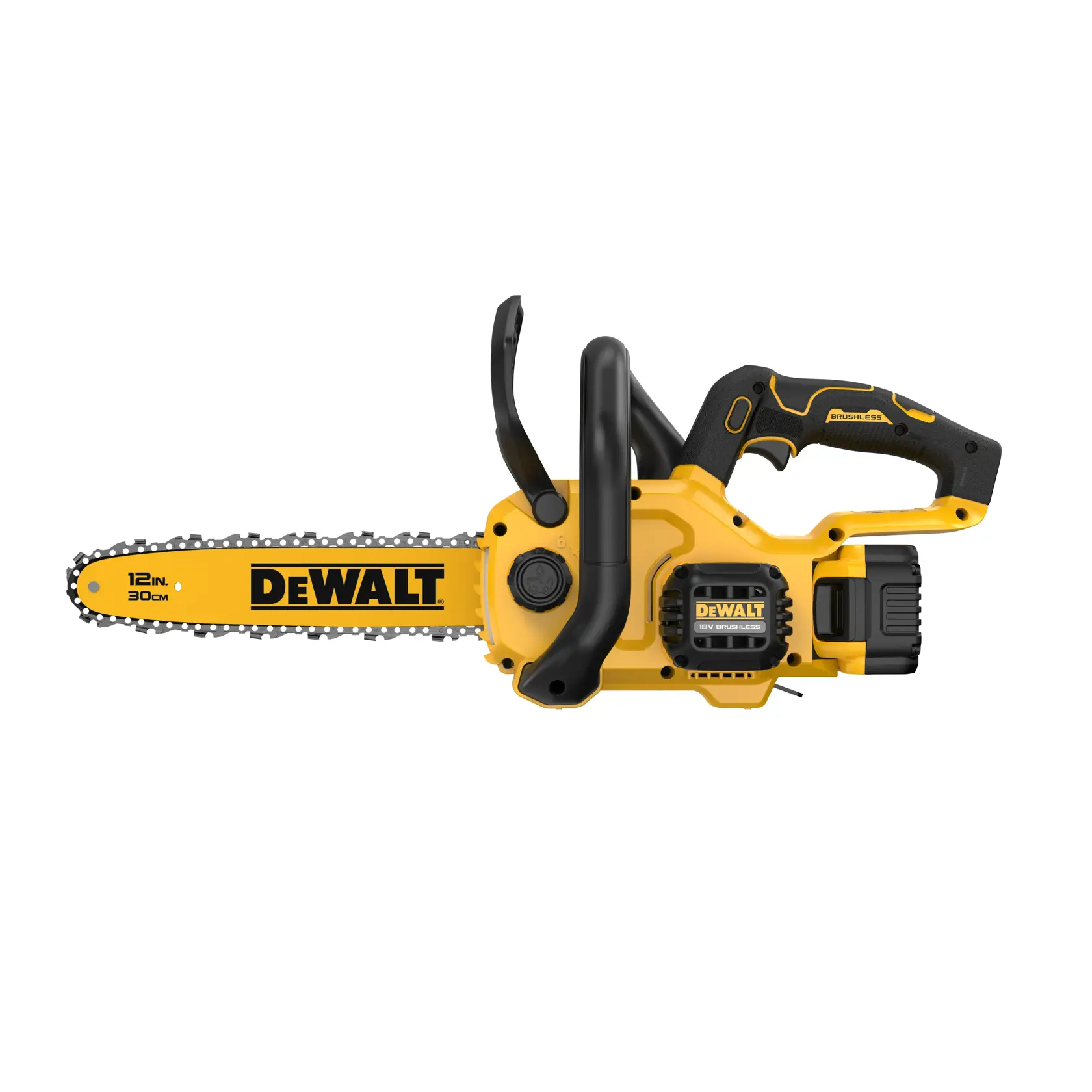 18V XR Tronçonneuse compacte Brushless 30cm (avec batterie 5.0Ah et chargeur)