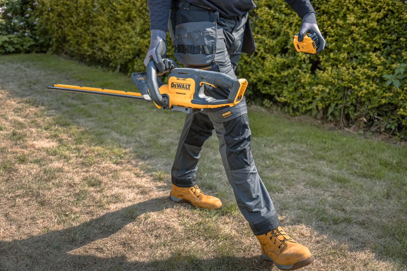 18V XR Taille-haie 55cm (avec batterie 5.0Ah et chargeur)