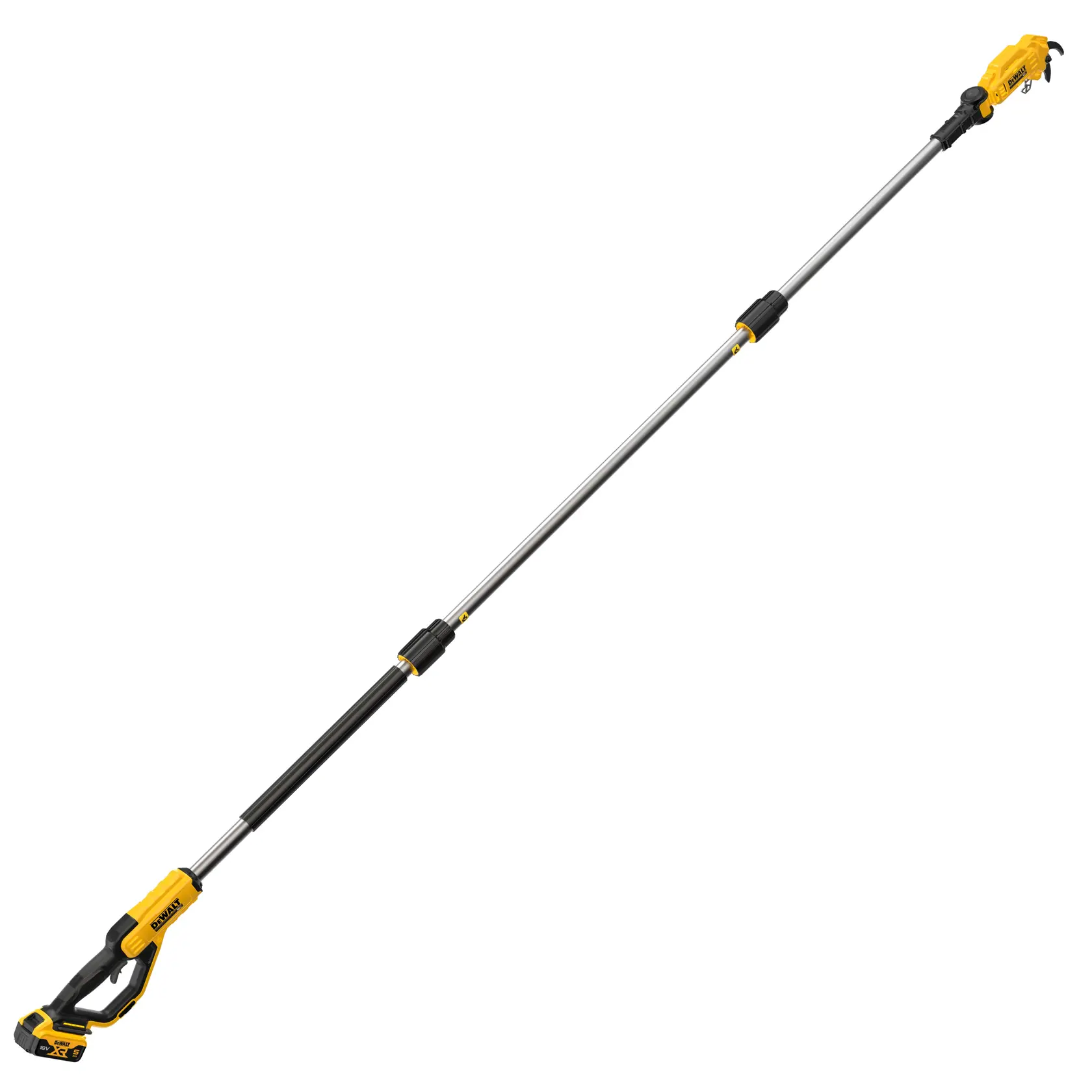 18V XR Sécateur sur perche (avec batterie 5.0Ah et chargeur)