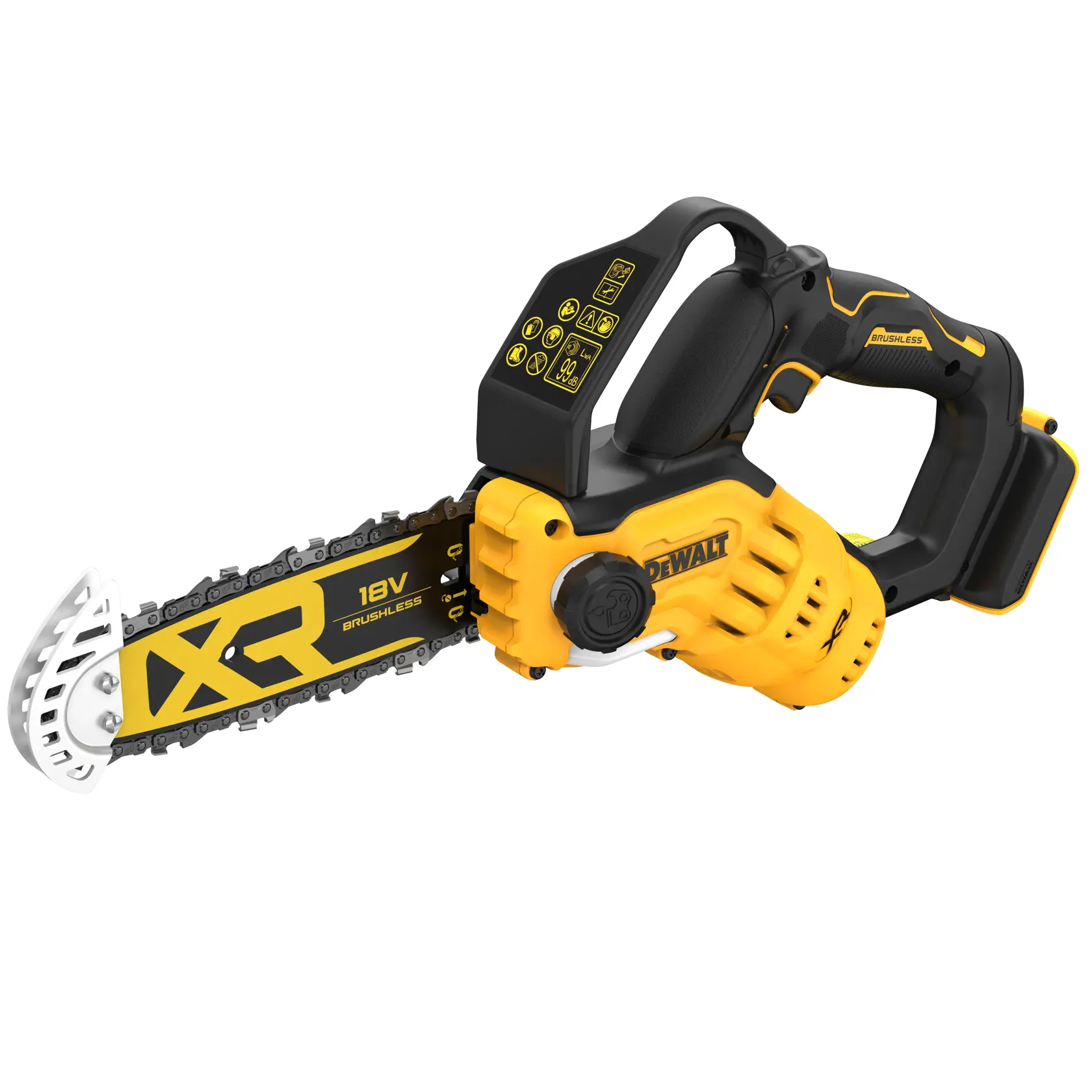 18V XR Scie d'élagage Brushless 20cm (sans batterie ni chargeur)