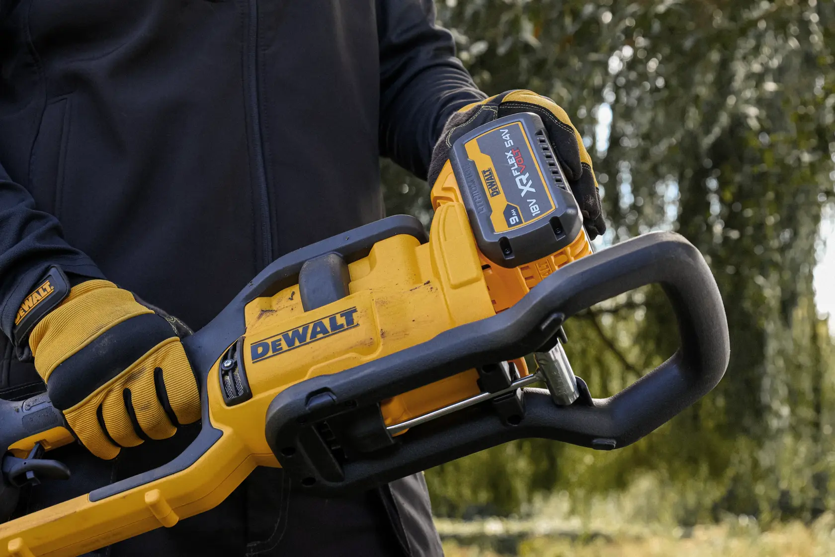 54V XR FLEXVOLT Split boom met grastrimmer opzetstuk