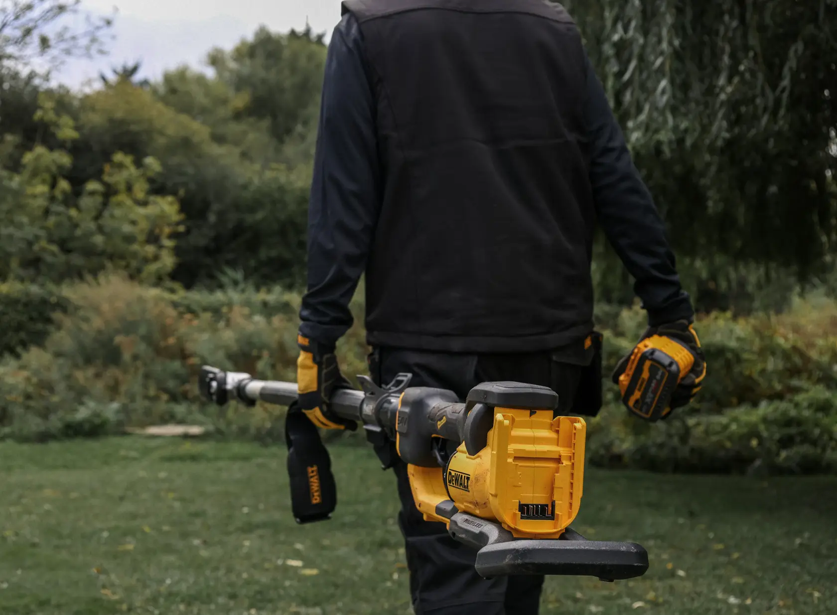 54V XR FLEXVOLT Split boom met grastrimmer opzetstuk