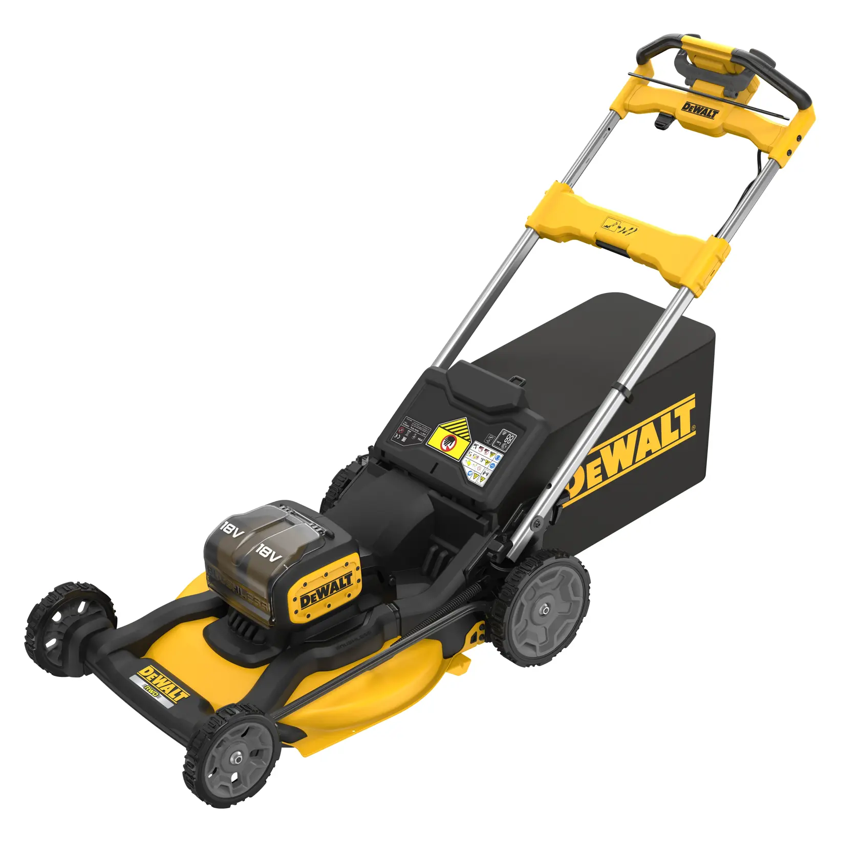36V (2x 18V XR) Brushless Zelftrekkende Grasmaaier 53cm (zonder accu en lader)