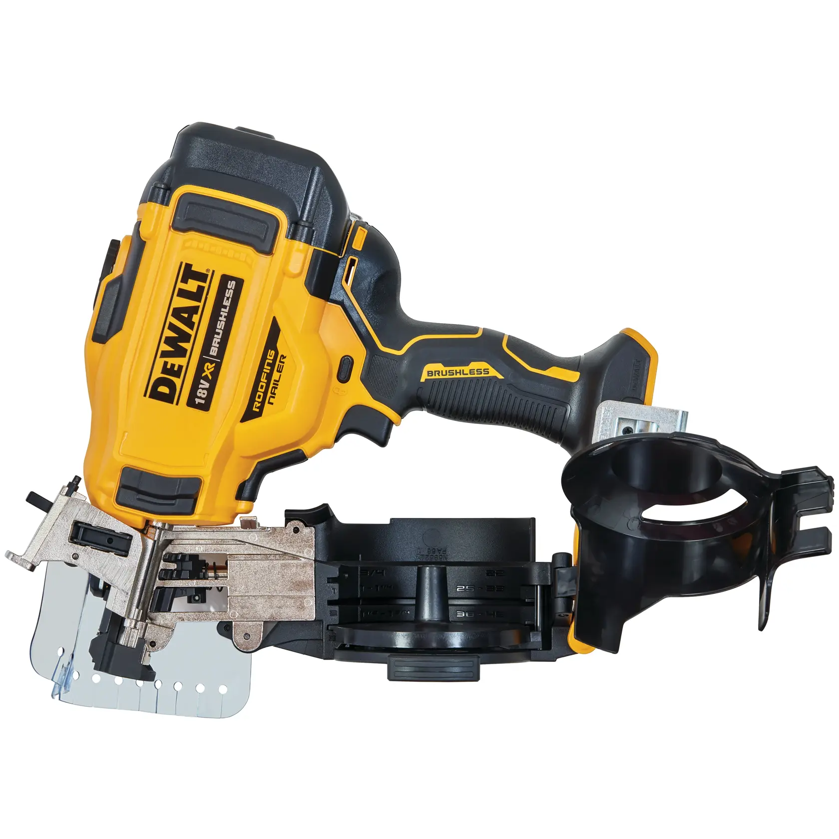 18V XR Brushless Roofing rolspijkertacker zonder accu's en lader in TSTAK