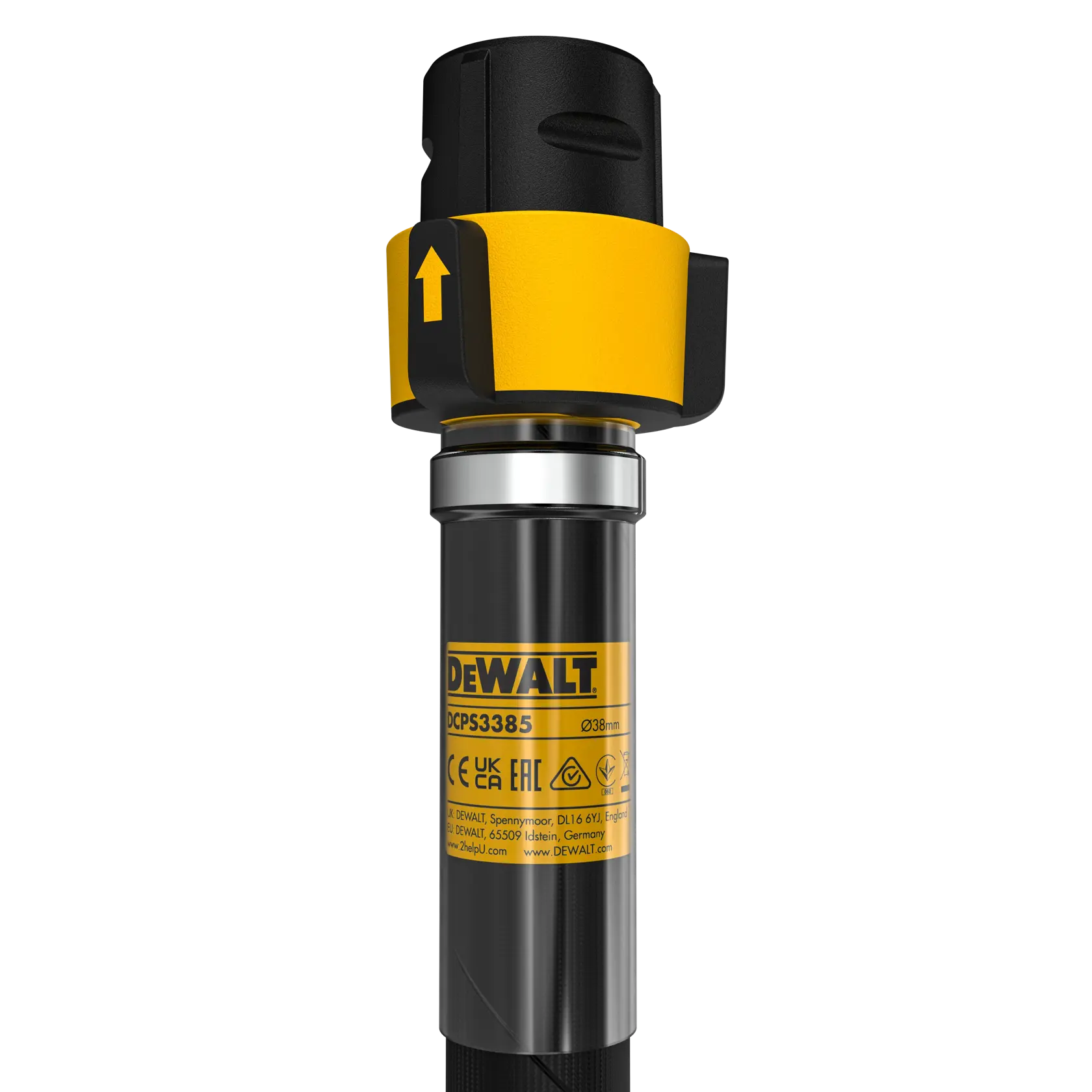 DEWALT POWERSHIFT Trilnaald 38mm trilkop / 5m slang