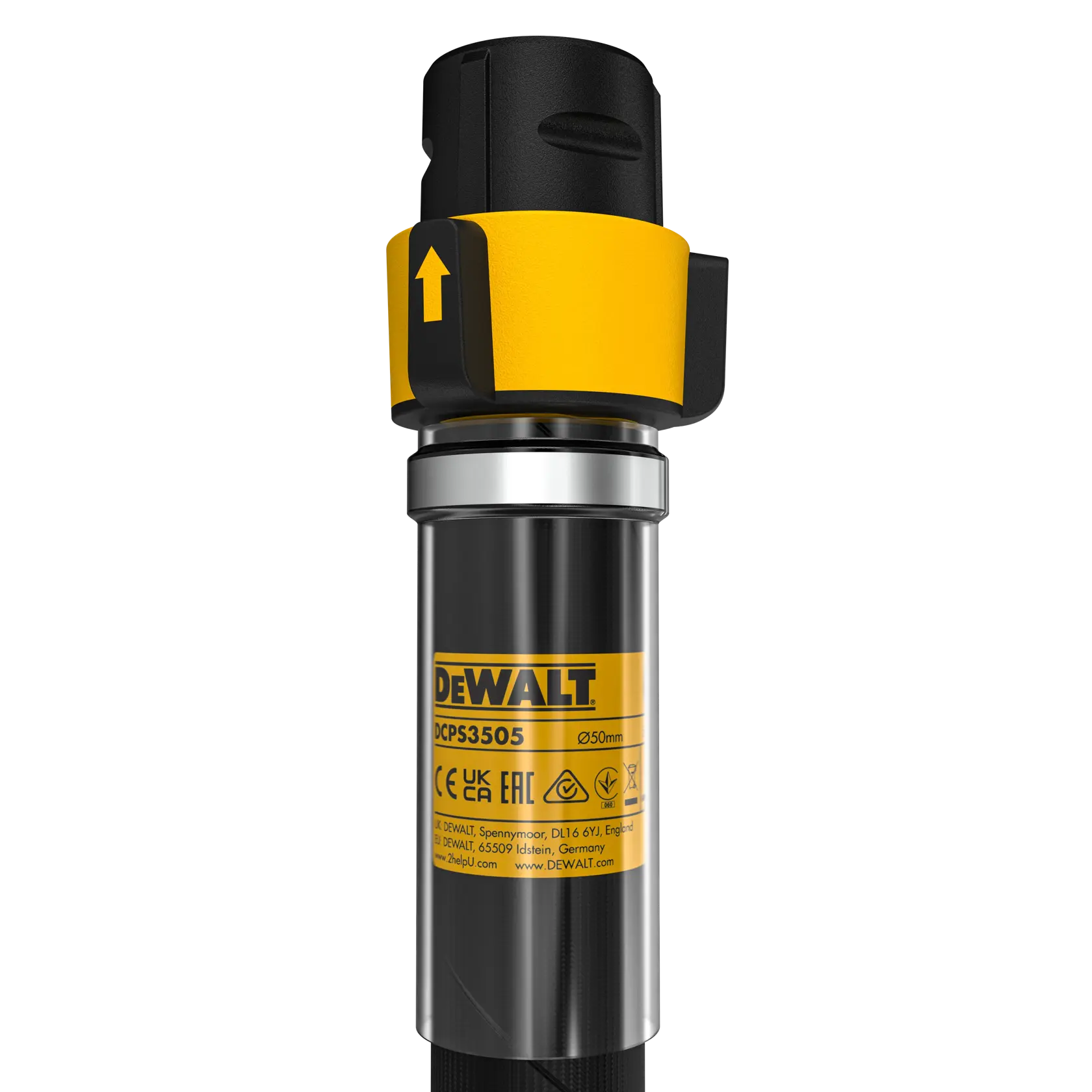 DEWALT® POWERSHIFT™ Aiguille Vibrante 50mm bouteille / tuyau 5m