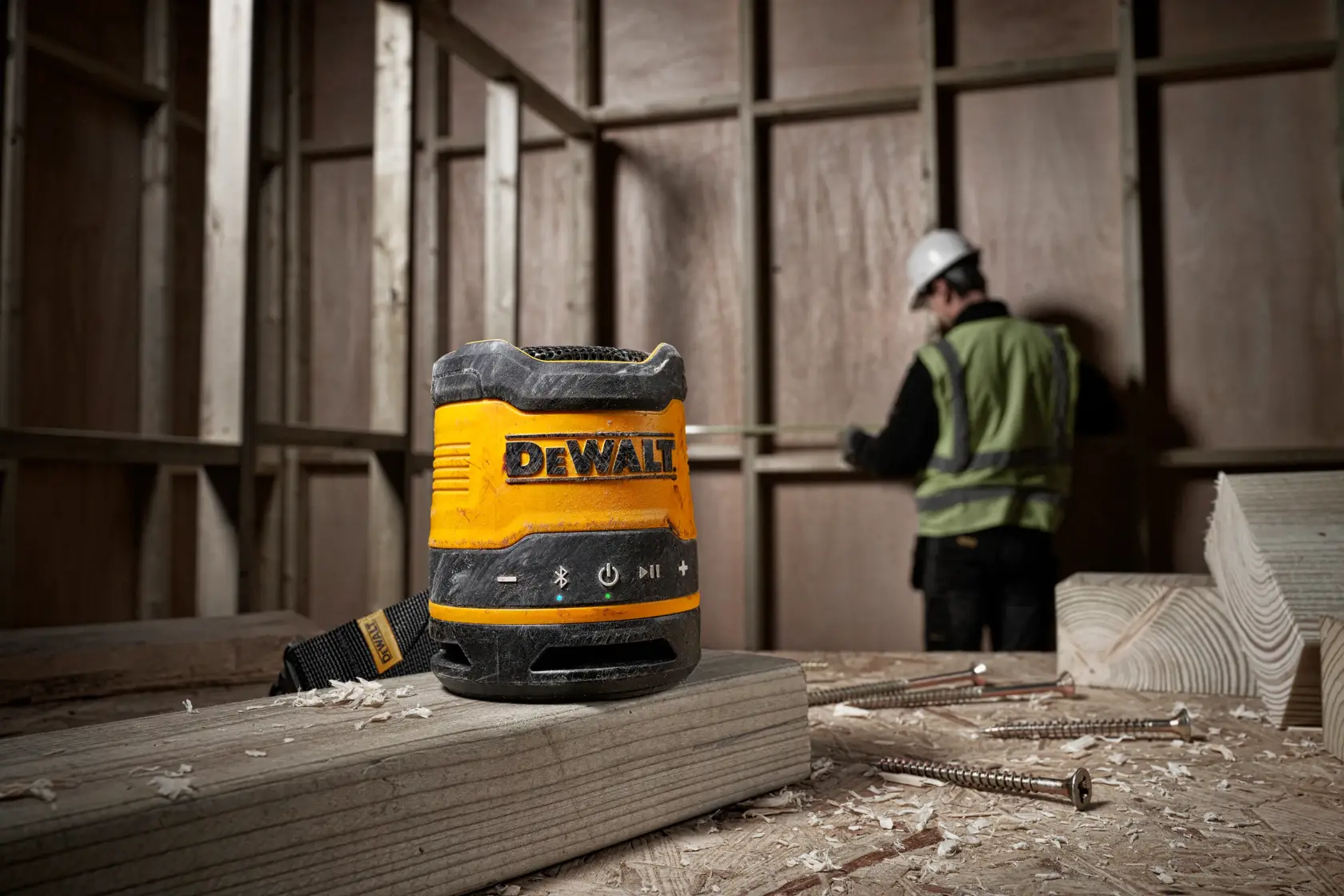 DEWALT® Oplaadbare USB-C Compact Bluetooth-luidspreker
