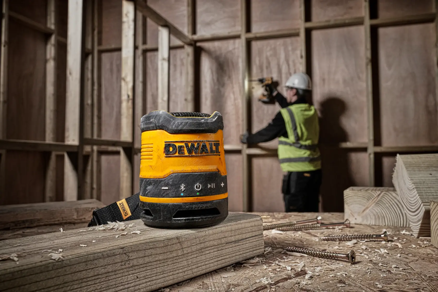 DEWALT® Oplaadbare USB-C Compact Bluetooth-luidspreker