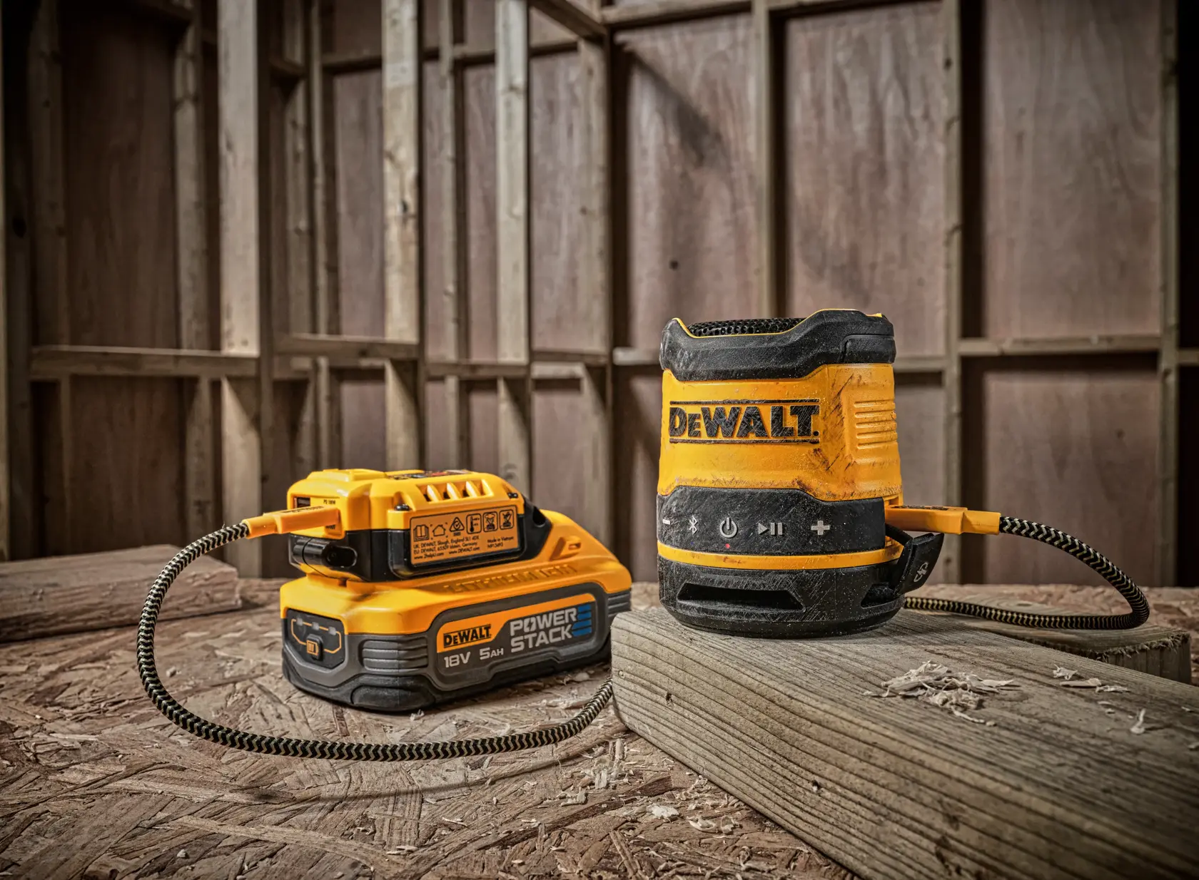 DEWALT® Oplaadbare USB-C Compact Bluetooth-luidspreker