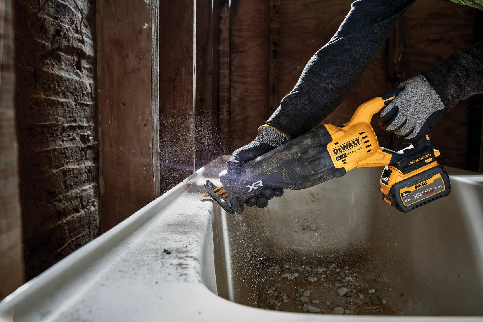 18V XR Reciprocating Saw With FLEXVOLT ADVANTAGE - 1 X 6Ah