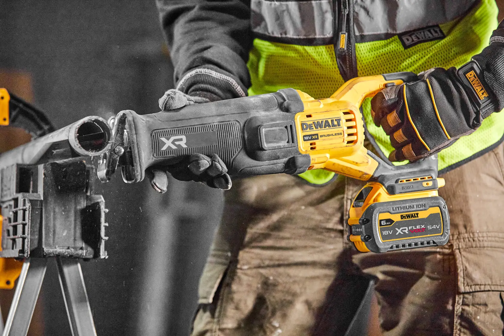 18V XR Reciprocating Saw With FLEXVOLT ADVANTAGE - 1 X 6Ah