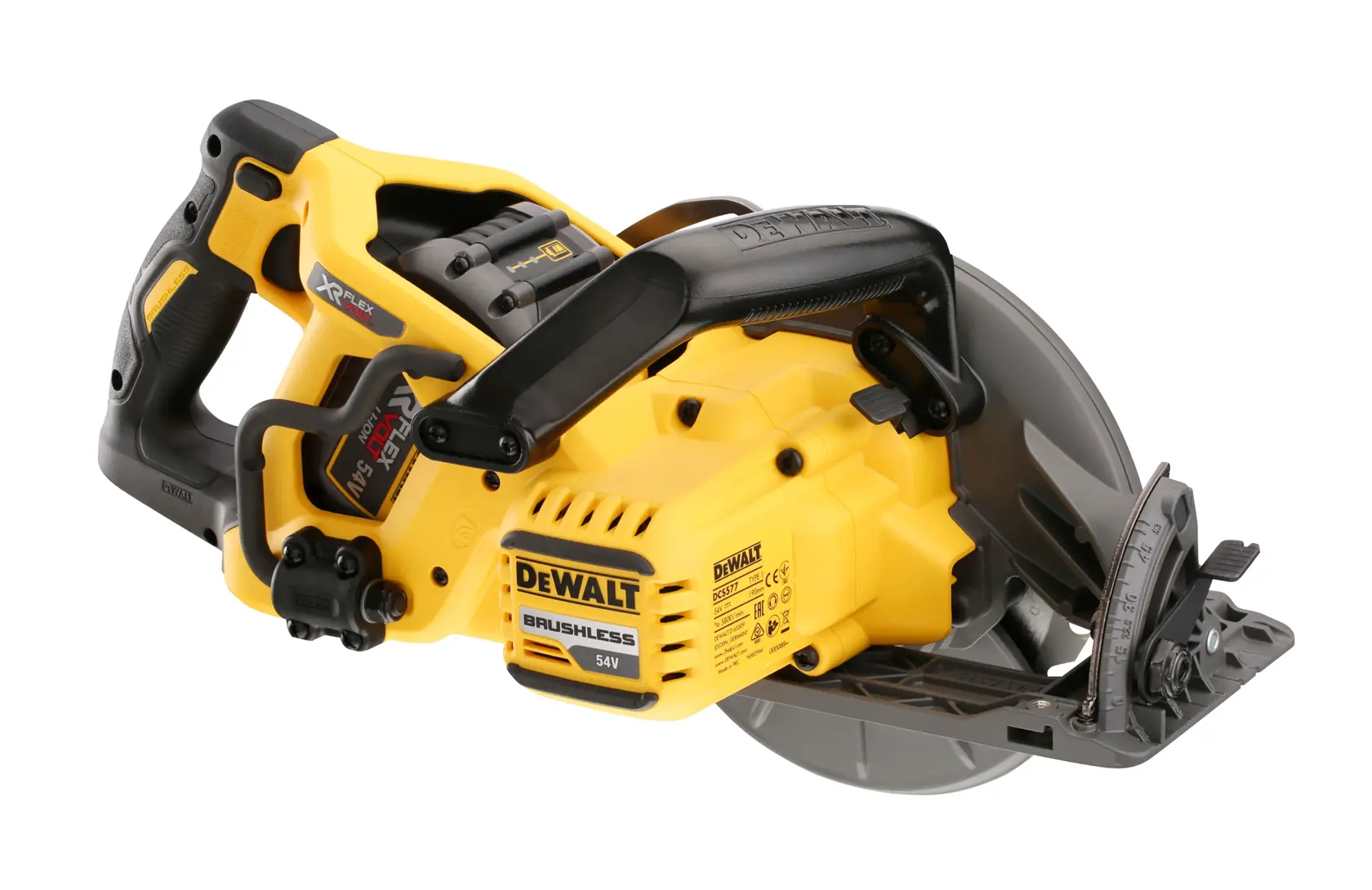 54V XR FLEXVOLT Scie circulaire construction 190mm (alésage losange)