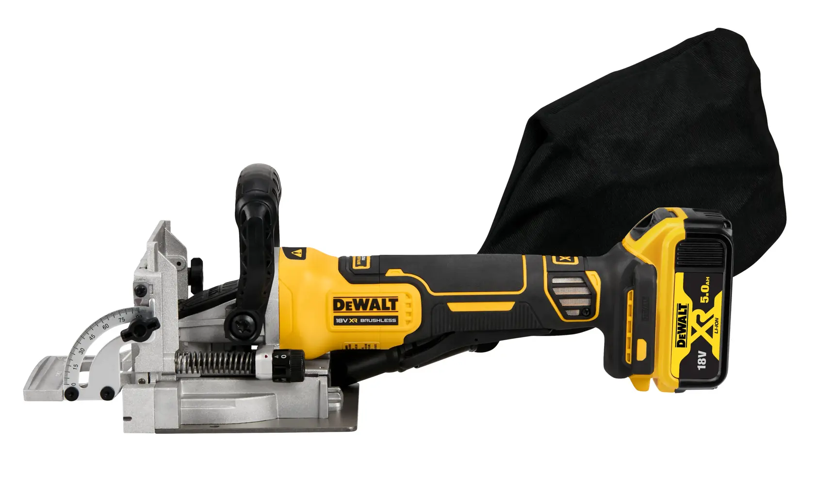 DEWALT® 18V XR® borstelloze biscuit-vlakbank - 2 x 5Ah