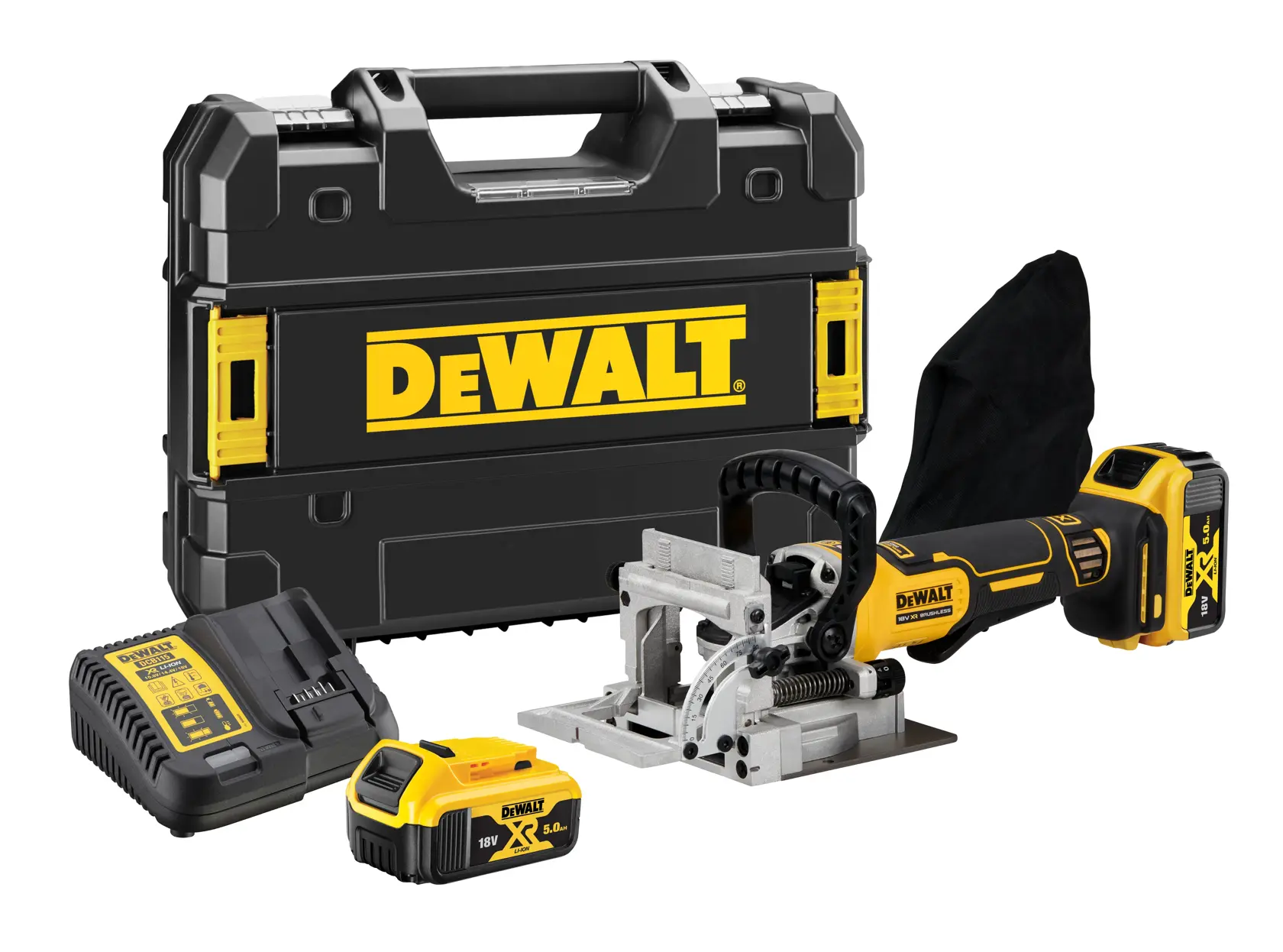 DEWALT lamelleuse, catégorie Photographie, SKUs DCW682P2-QW, DCW682P2. Outil jaune noir sans fil.