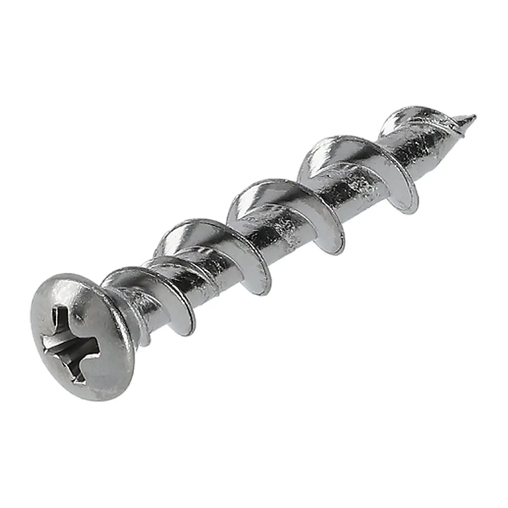 Walldog - 32mm Verzonken Kop - Chroom