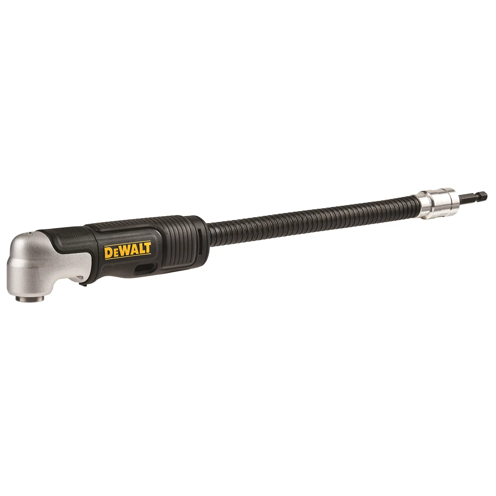 Accessoire flexible DEWALT pour DT20502, DT20502-QZ. Outil noir et argent pour espaces réduits.