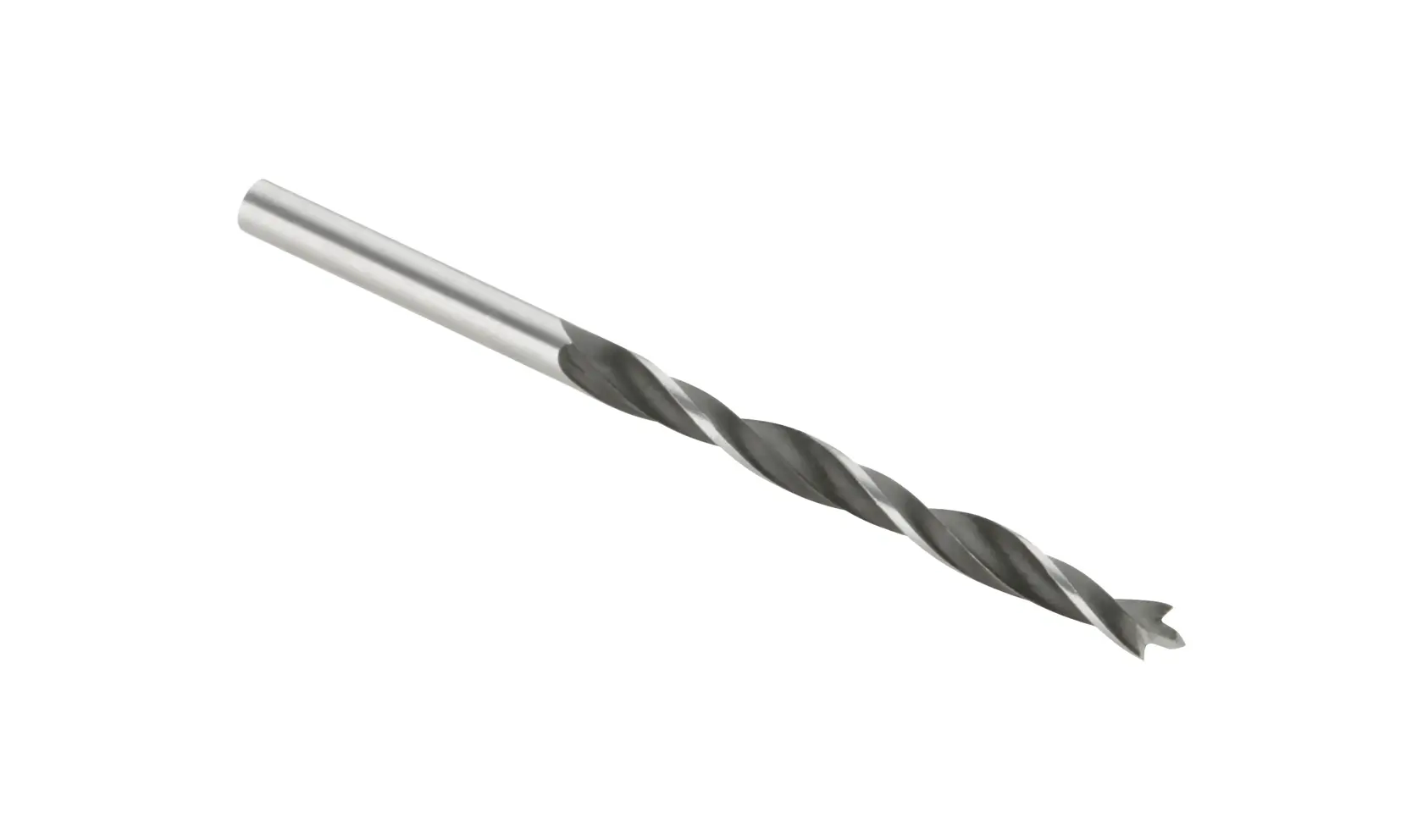 Foret DEWALT unique à motif torsadé, présenté sur fond blanc.