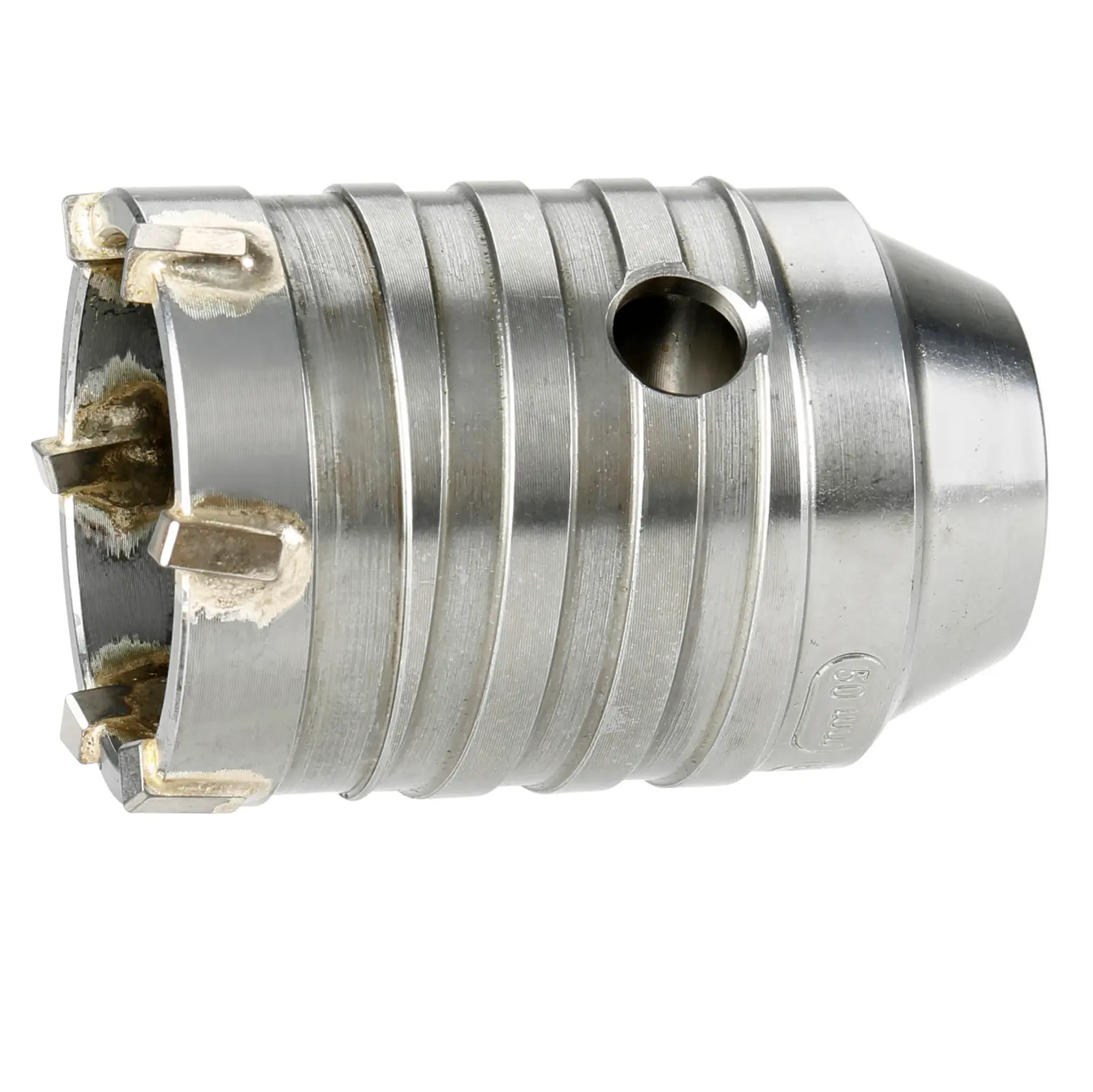 Foret à carotte en métal Dewalt DT6744 avec pointes carbure pour maçonnerie et béton.