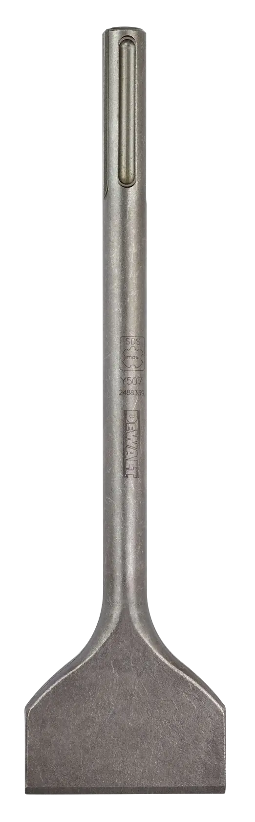 Ciseau plat large DEWALT DT6825 pour démolition, conçu pour marteaux rotatifs SDS-max.