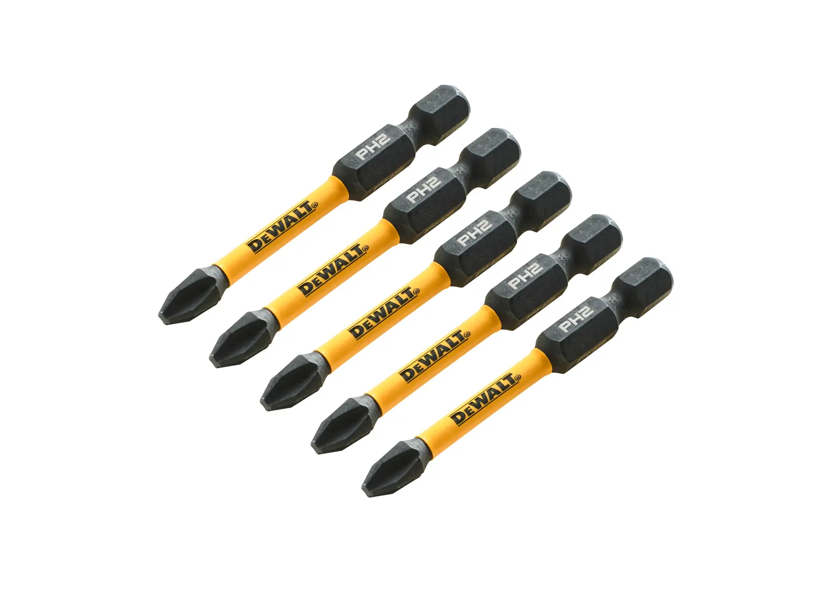 Graphique montrant la marque DEWALT XTREME Sub-Compact Series avec le slogan 'Compact et performance garantie' sur un fond jaune.