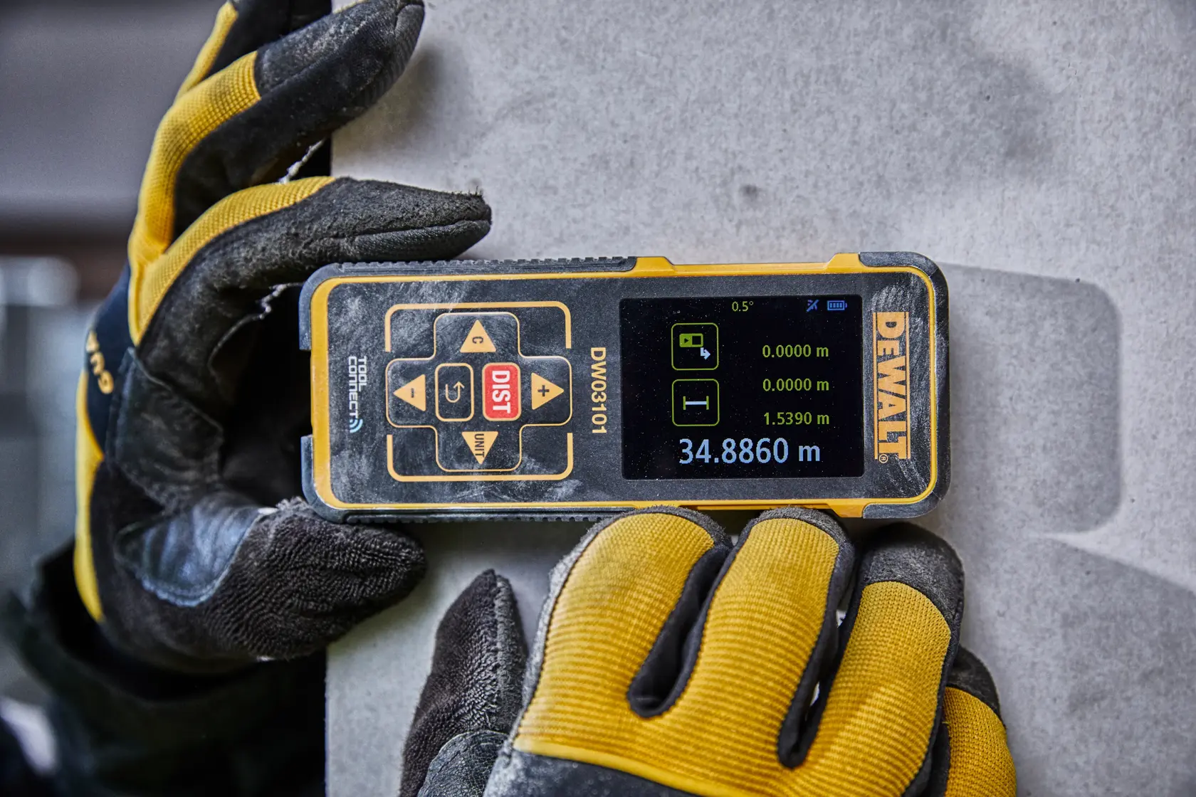 Digitale afstandsmeter met Bluetooth® 100M