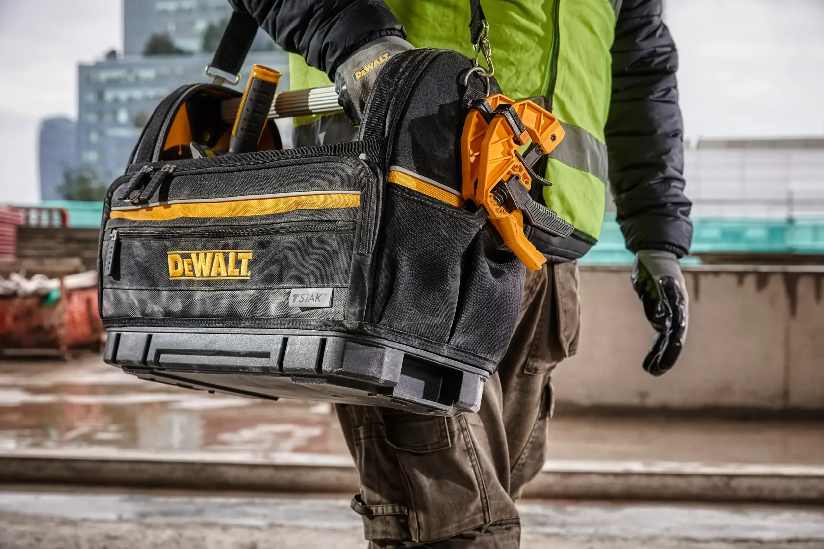 TSTAK® Grand Sac à Outils ouvert