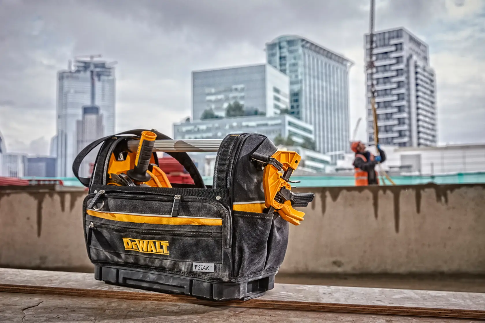 TSTAK® Grand Sac à Outils ouvert