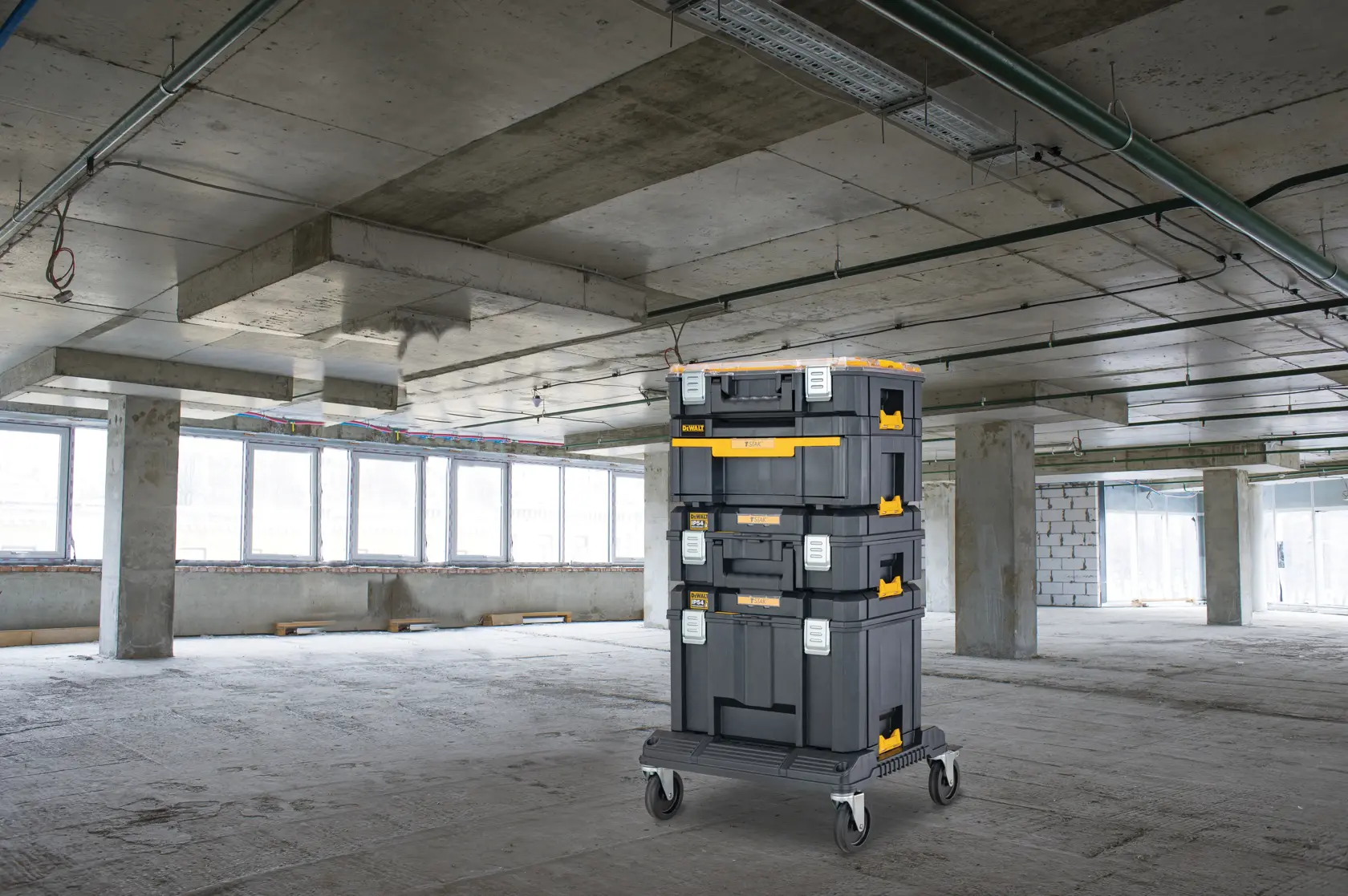TSTAK® IP54 Top Box avec poignée courte