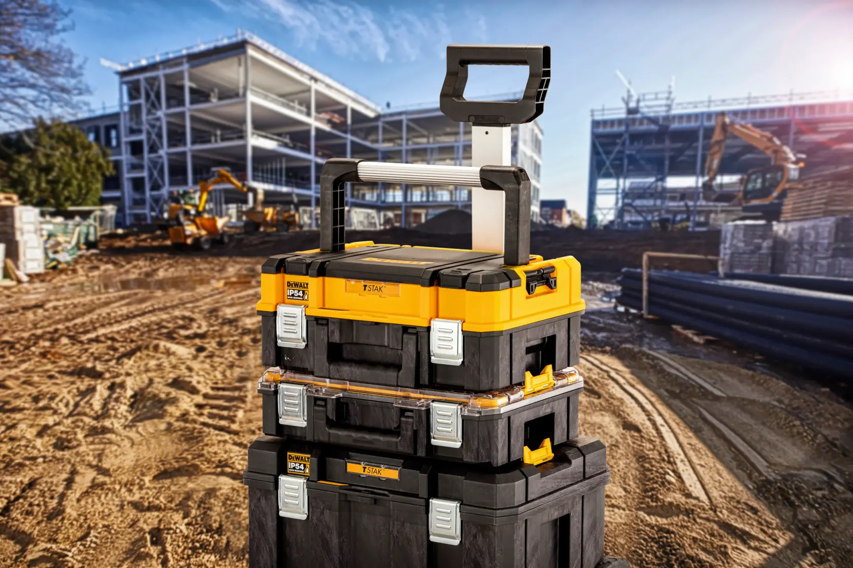 TSTAK® IP54 Boîte à outils avec poignée courte